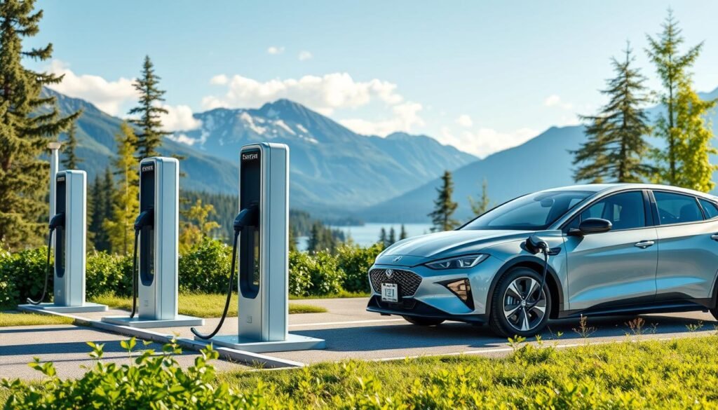 charging infrastructure for electric hybrid cars