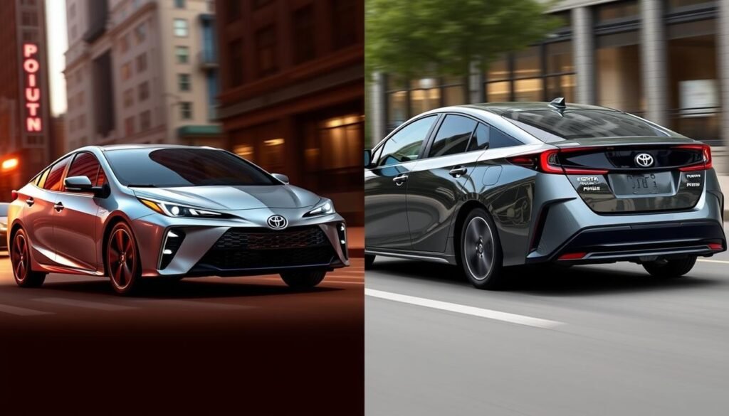 comparison with previous Prius models